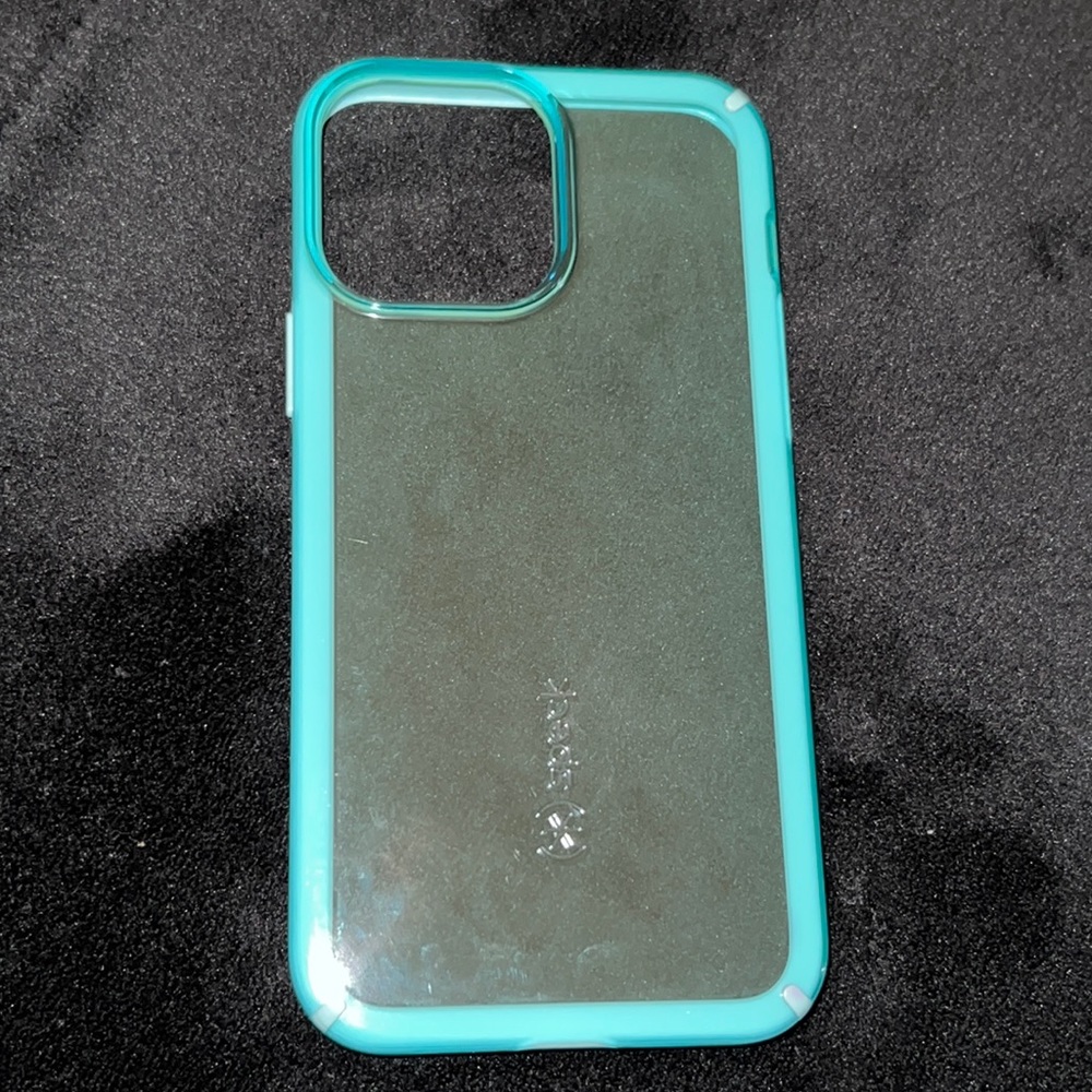 IPhone 13 Pro Max case. Speck Products Gemshell  Color—Fantasy Teal/Pool Teal